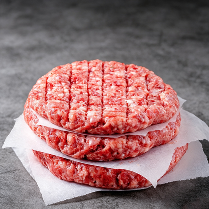 Individual Vacuum Packed Beef Burger Patties
